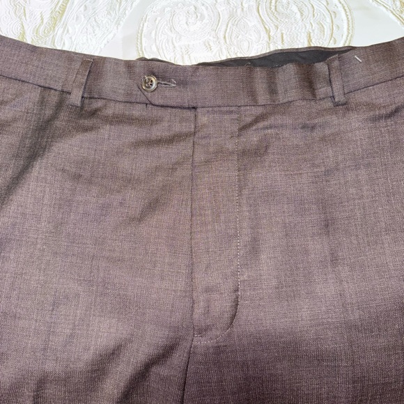 Jos A Banks Suit Reserve Liberty Men's Brown Suit PANTS AND JACKET 44L/38W - Picture 9 of 10